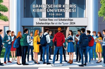Bahçeşehir Kıbrıs Üniversitesinin burs imkanları ve ücret politikaları hakkında bilgi veren görsel