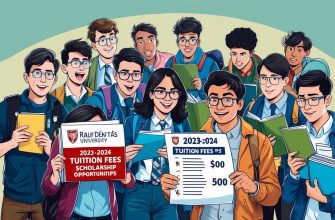 Rauf Denktaş Üniversitesinin öğrenim ücretlerini ve geniş burs olanaklarını anlatan bilgilendirici görsel.