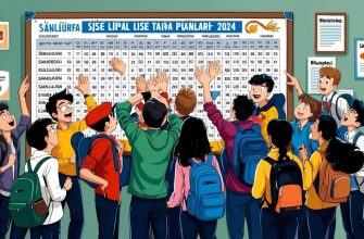 Şanlıurfadaki liselerin taban puanlarını, yüzdelik dilimlerini ve detaylı analizlerini içeren bilgilendirici bir görsel.