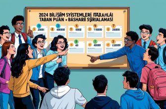 Bilişim sistemleri bölümü taban puanları ve başarı sıralaması ile ilgili bilgilendirici grafik, üniversite tercih danışmanlığ