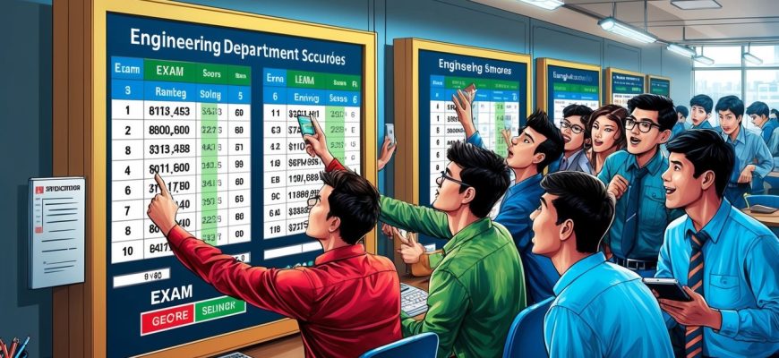 Elektrik mühendisliği eğitimi için gerekli puanlar ve sıralamaların gösterildiği, bilgilendirici bir grafik.