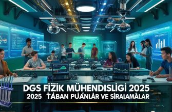 DGS Fizik Mühendisliği 2025 taban puanları ve sıralamaları hakkında güncel bilgilerle, başarıya giden yolda adımlarınızı planlayın.