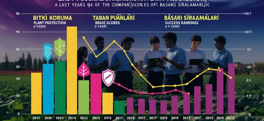 Bitki koruma bölümünde 2025 taban puanları ve son dört yılın başarı sıralamaları detaylı bir şekilde ele alınmaktadır..