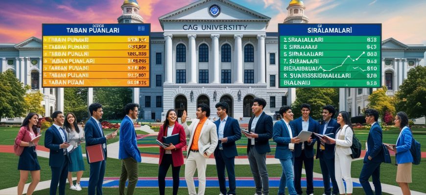 Çağ Üniversitesi’nin 2025 taban puanları ve başarı sıralamalarıyla detaylı analizler yaparak bilinçli tercihler için ipuçları sunuyoruz..