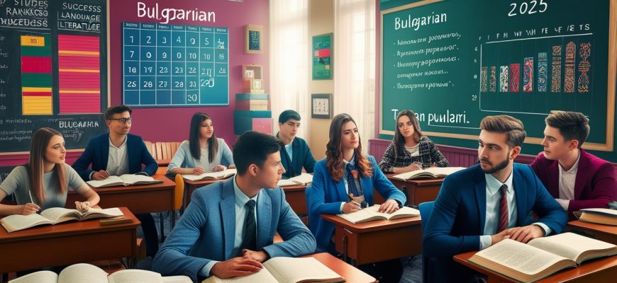 Bulgar Dili ve Edebiyatı bölümü için son dört yılın taban puanları ve 2025 yılına yönelik başarı sıralamaları hakkında detaylı bilgiler sunulmaktadır..