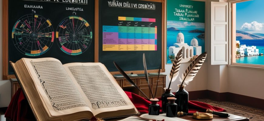Yunan Dili ve Edebiyatı 2025 taban puanları ve başarı sıralamaları, bu bölümü tercih edecek öğrenciler için rehber niteliğindedir..
