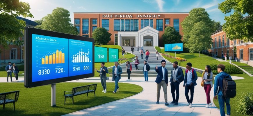 Rauf Denktaş Üniversitesi 2025 taban puanları ve sıralamaları ile üniversite seçimi için önemli bilgiler sunmaktadır.